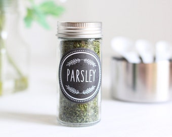 Modern Spice Labels, Chalkboard Labels