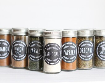 CUSTOM 2 Inch Spice Labels