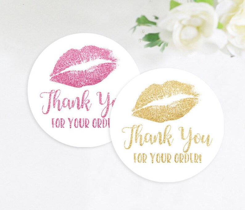Lips Stickers, Glitter Lips Stickers, Lip Business Stickers, Girl Boss Stickers image 1