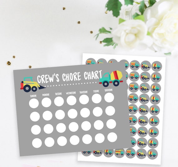 Sticker Chore Chart