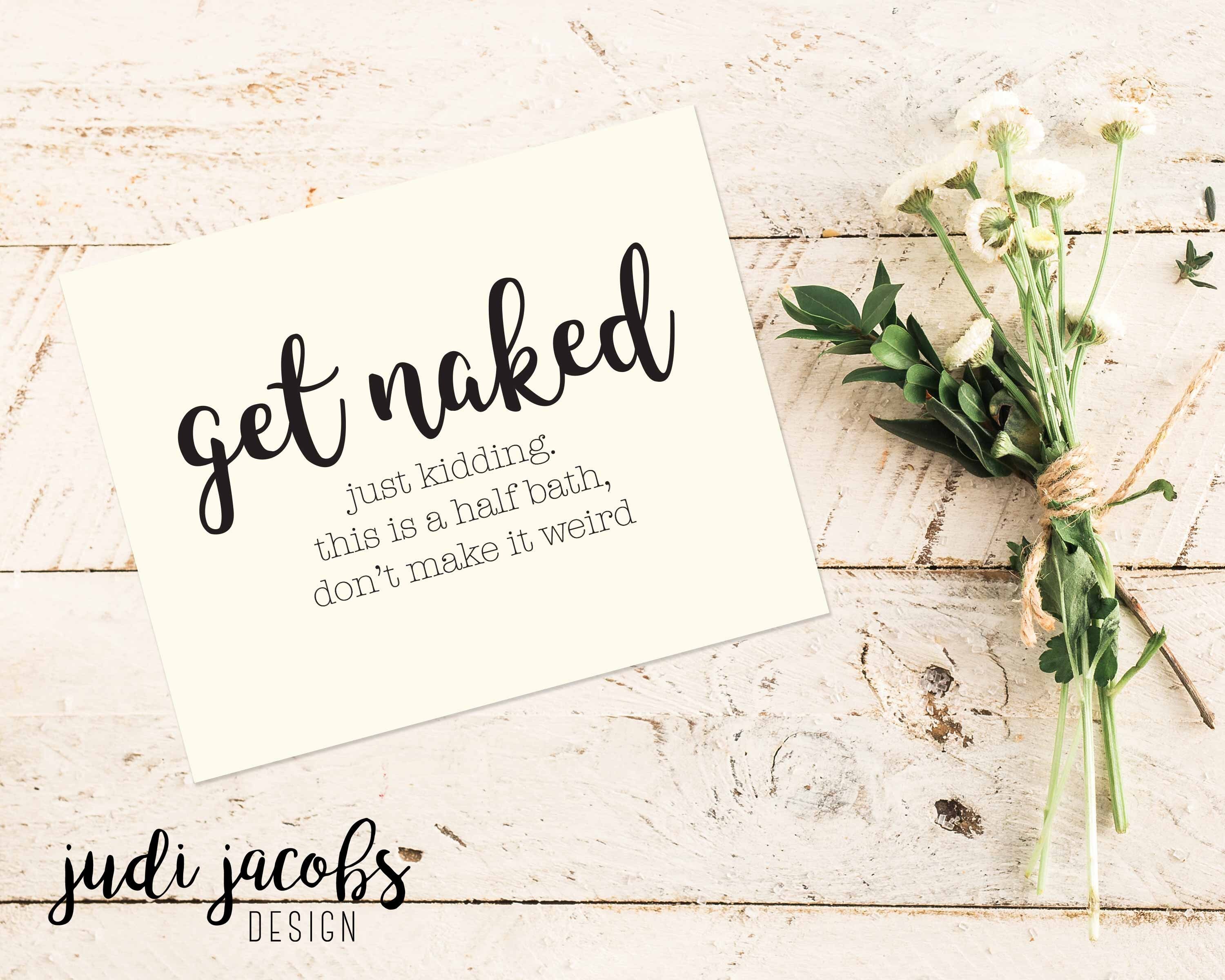 Funny Bathroom Printable DIY Sign Instant Download Bathroom | Etsy