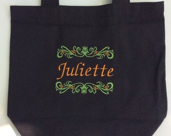 Personalized Cotton Trick or Treat Tote Bag