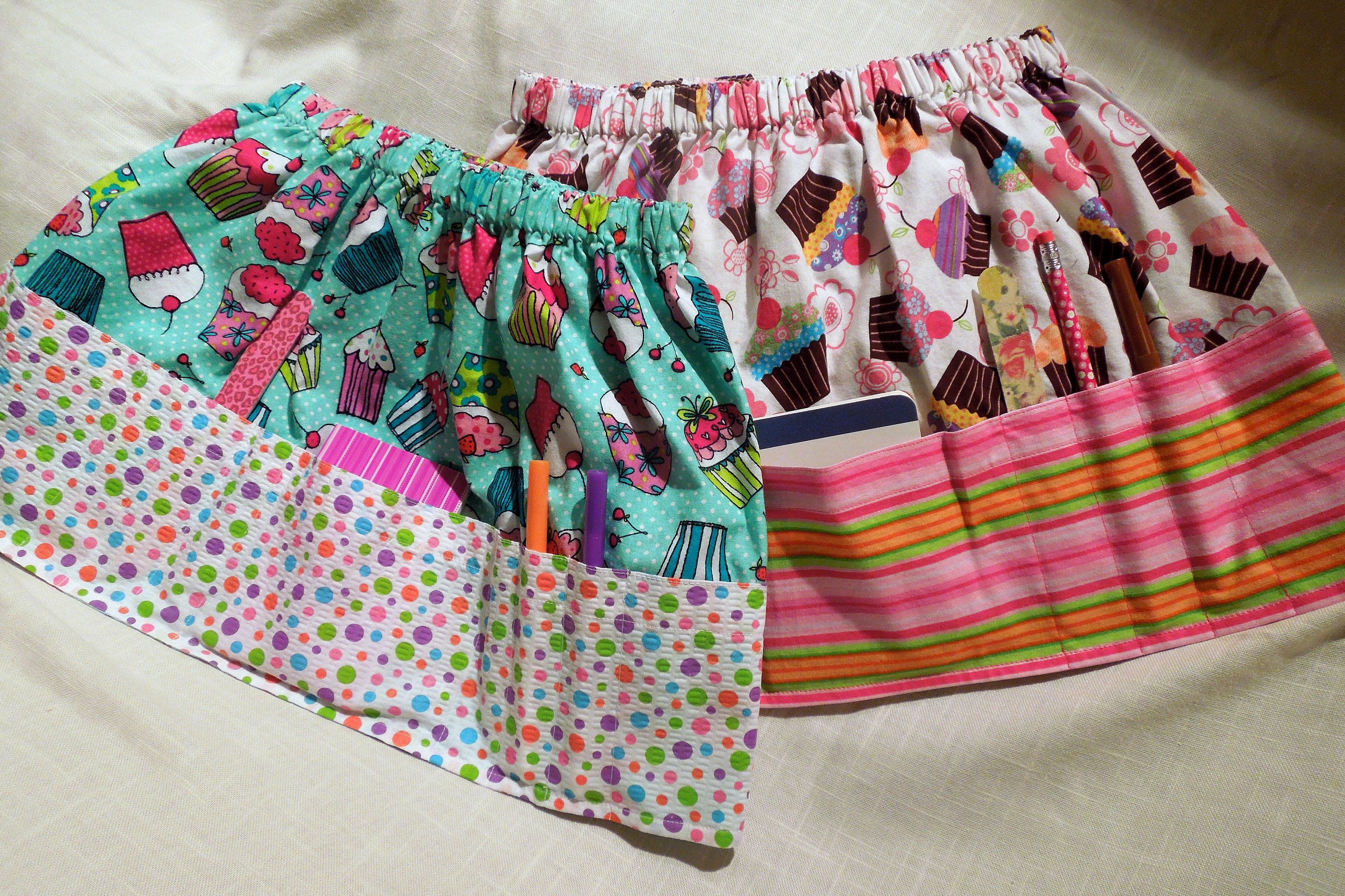 Skirt With Pockets Pretty Pockets Skirt Carryall Skirt - Etsy