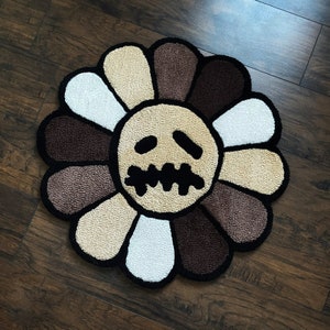 Murakami x Travis Scott Rug | Custom Tufted Rugs | Home Decor | RahRahRugs
