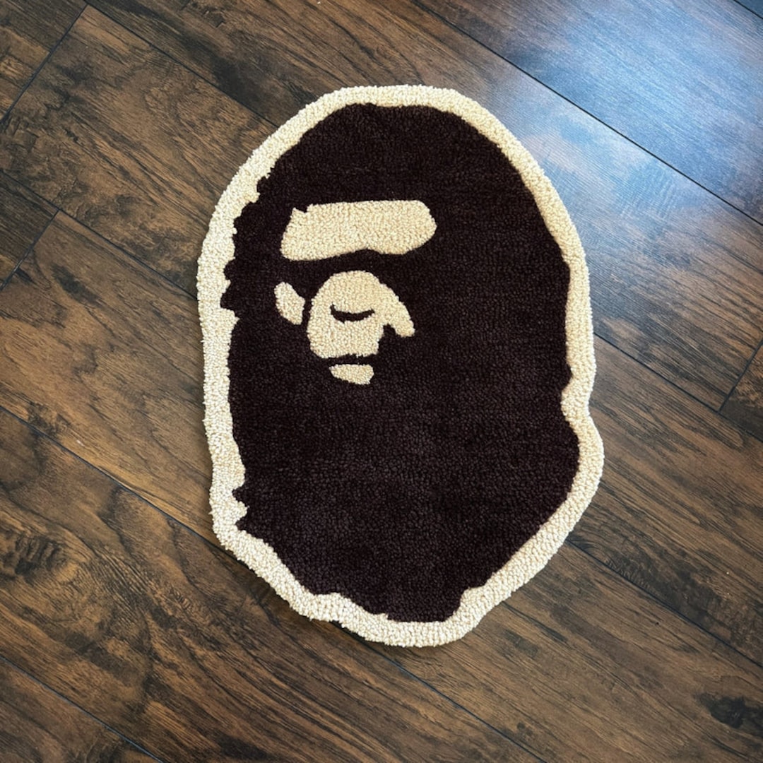 A bathing ape rug