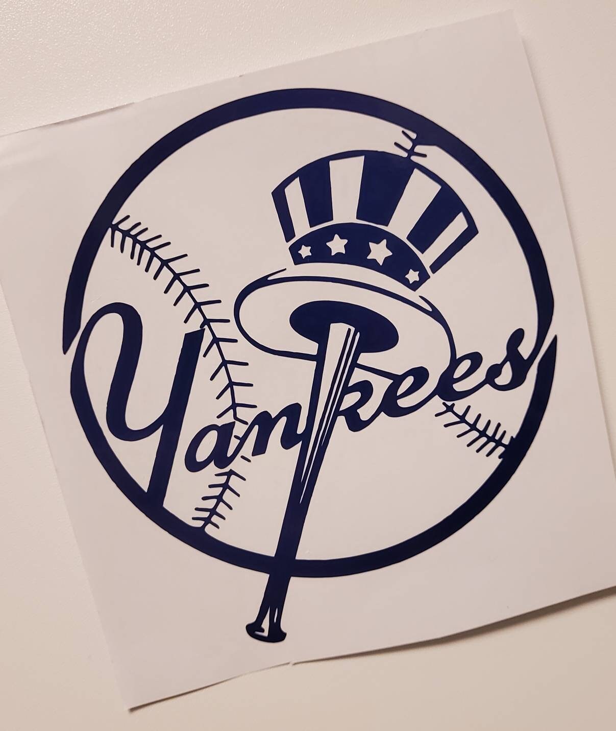 Yankees Baseball Decal / New York Yankees Decal / NYY Decal Etsy