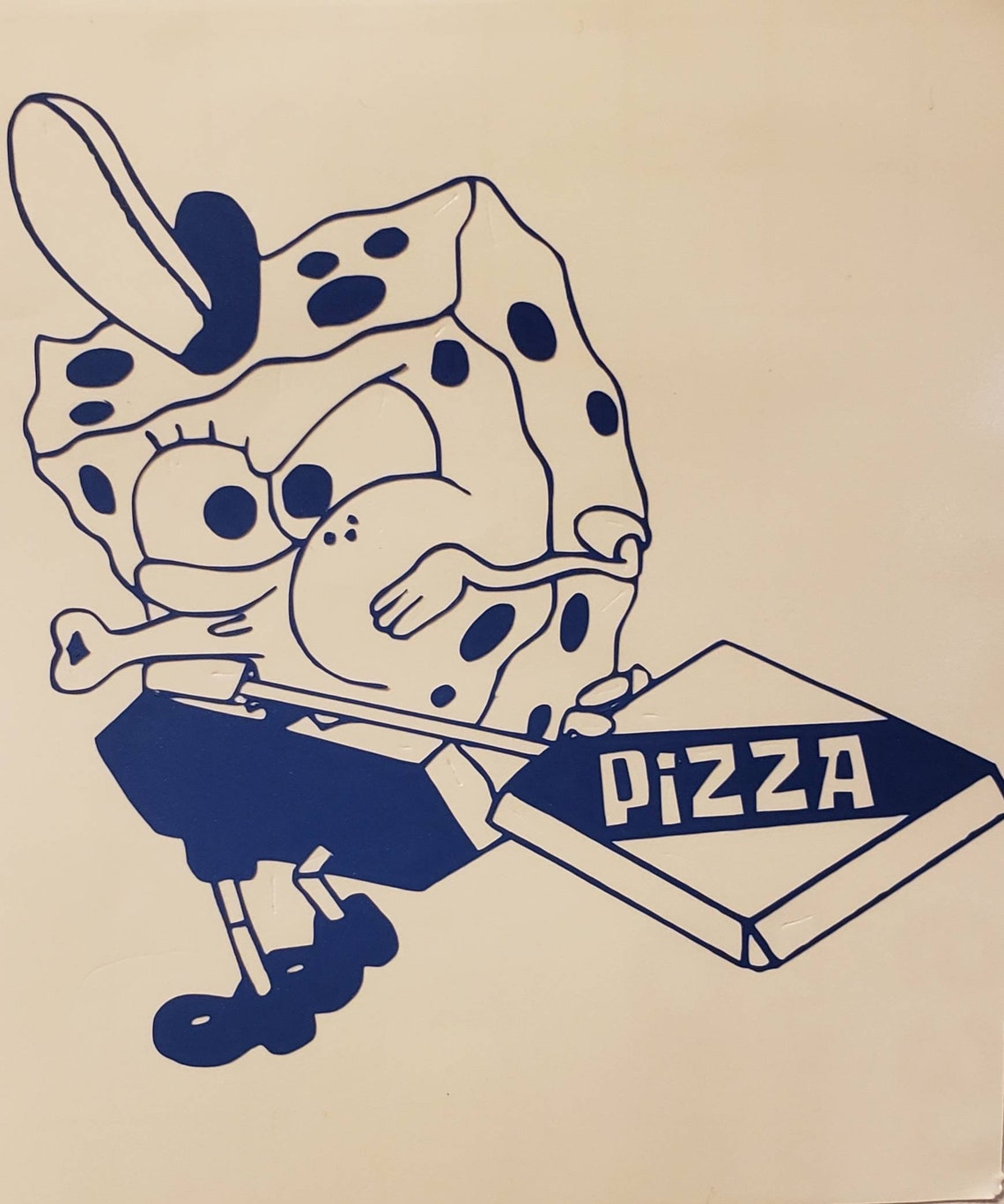 Spongebob Pizza Decal / Spongebob Squarepants Decal / Krusty Etsy