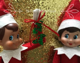 Elf on shelf, elf clothes and accessories ,elf mistletoe