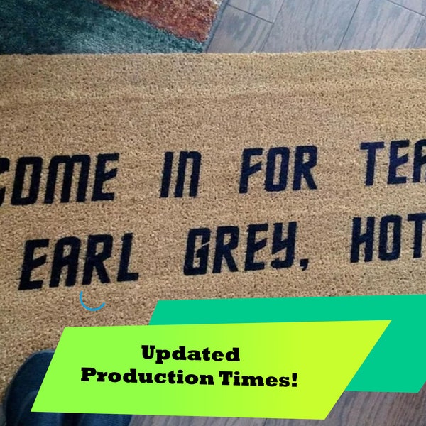 Star Trek Doormat Etsy