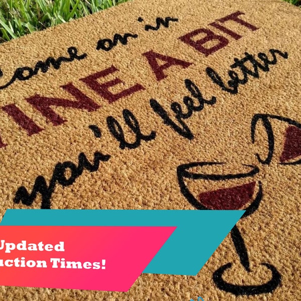 Alcohol Doormat Etsy