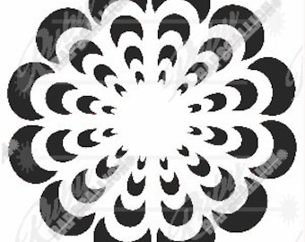 Stencil 189 Symmetrical Design digital download