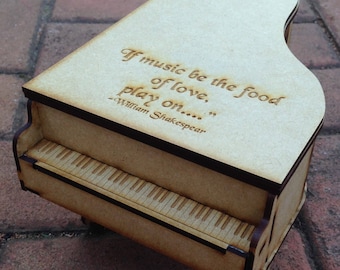 Grand Piano Jewelry Box