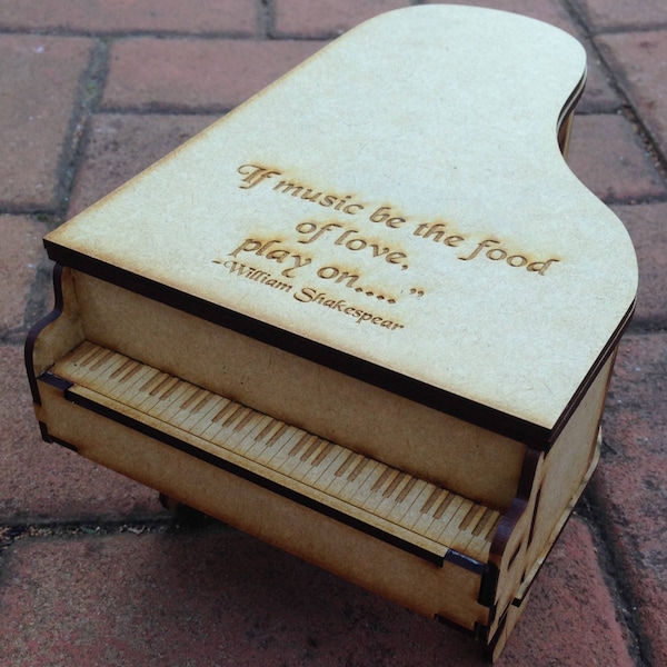 Piano Jewelry Box Etsy