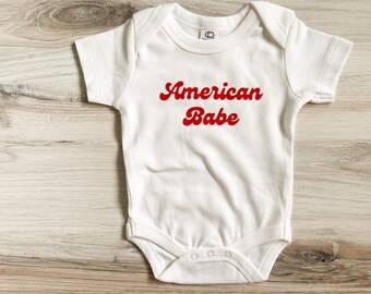 Q98BABY Baby Infant Toddler Short Sleeve Baby Clothes Happy Labor Day Personalized Round Neck Baby Clothes 