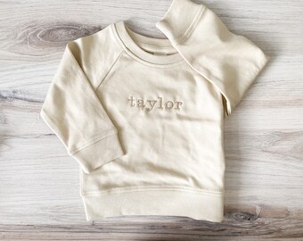 World Im Callie Mashed Clothing Hello Personalized Name Toddler/Kids Sweatshirt World Im Callie Mashed Clothing Hello Personalized Name Toddler/Kids Sweatshirt