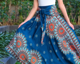 boho chic maxi skirt