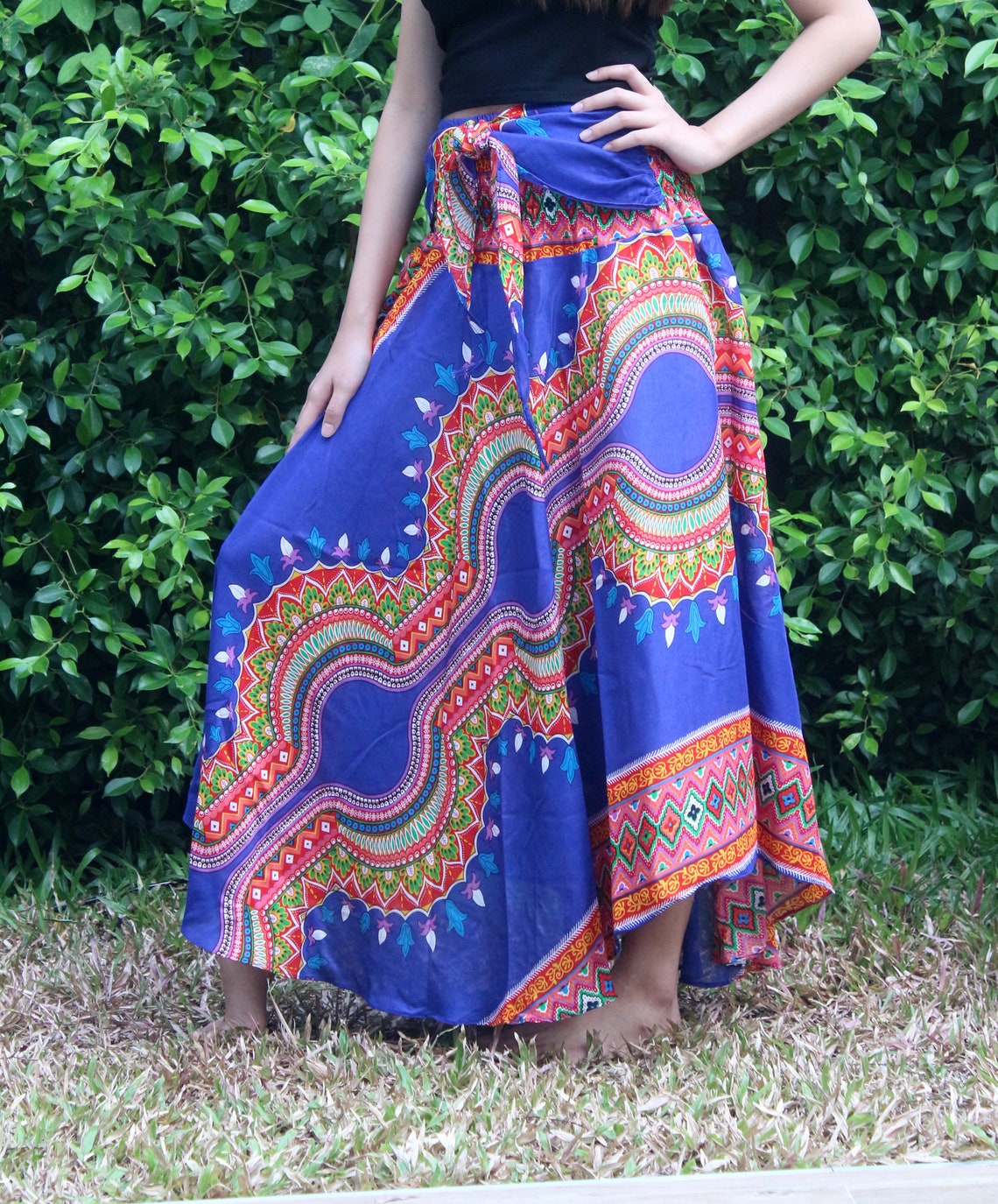 Breezy Boho Maxi Skirt Bohemian Clothing Gypsy Skirt Boho Chic Etsy