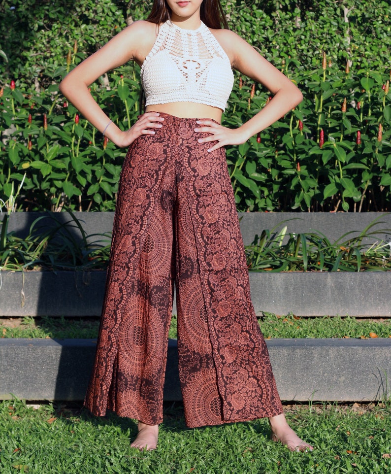 XL2XL Palazzo Pants Boho Pants Hippie Pants Womens Bohemian Etsy