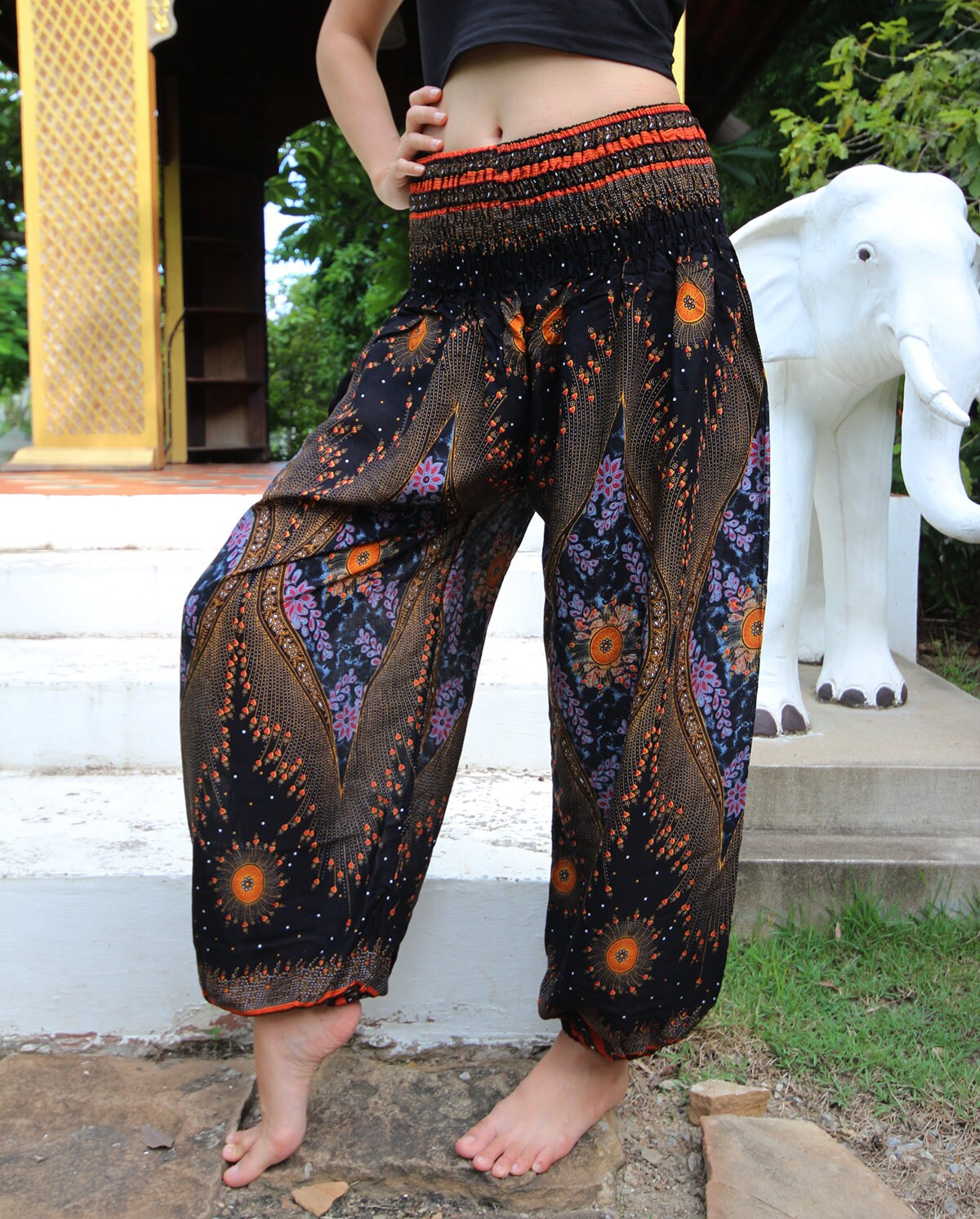XL-2XL  Plus Size Harem Pants Yoga pants Hippie Pants Bohemian Pants …