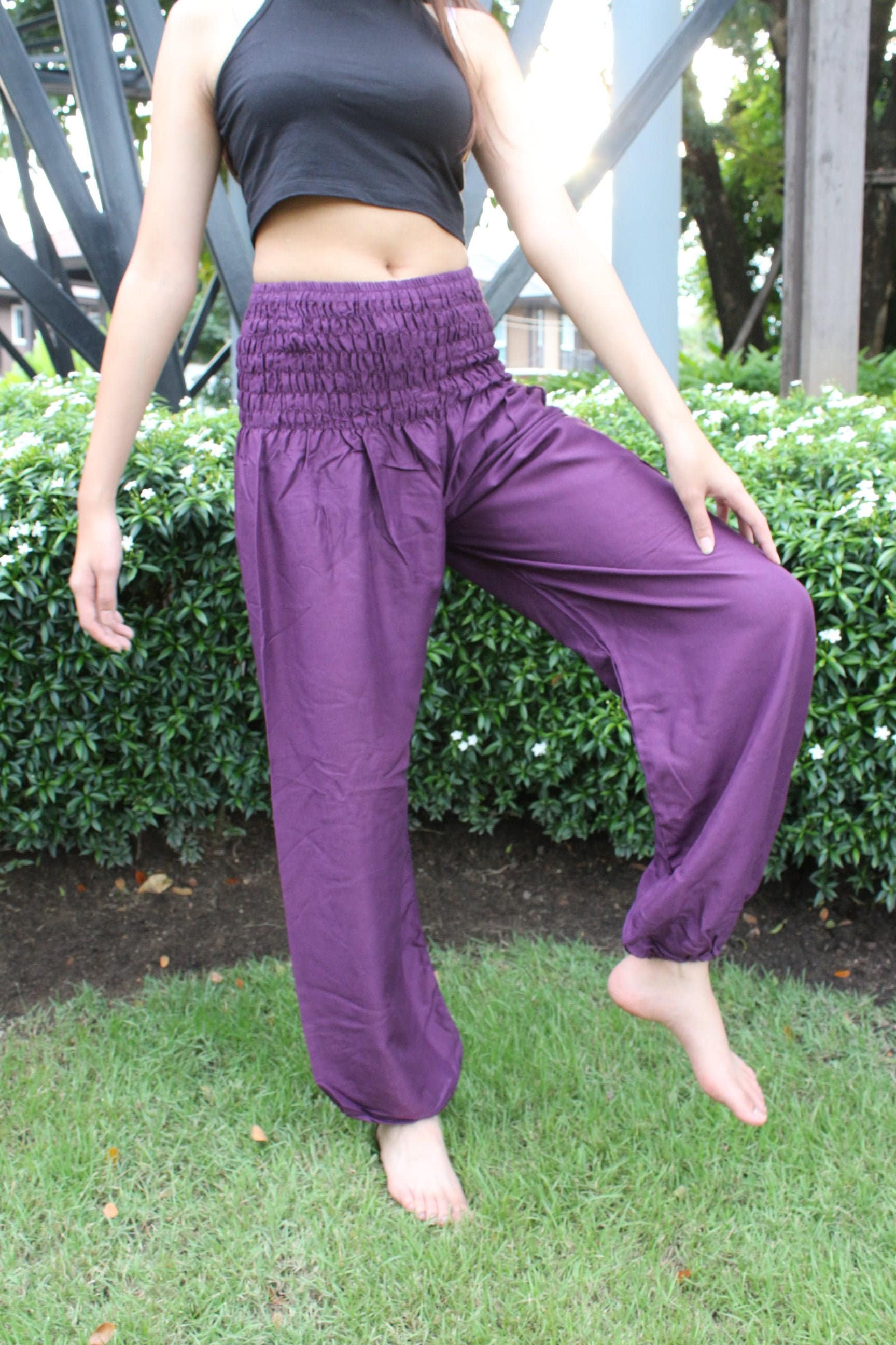 Harem Pants Yoga Wear Yoga Clothing Lounge Pants Classic Etsy