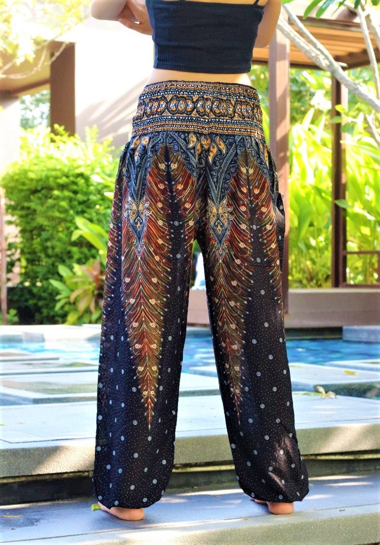 Boho Chic Yoga Pants Lounge Pants Comfy 