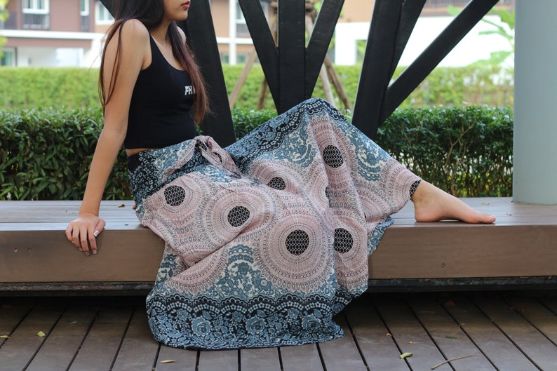 XL2XL Plus Size Bohemian Maxi Skirt Gypsy Long Skirt Boho Etsy