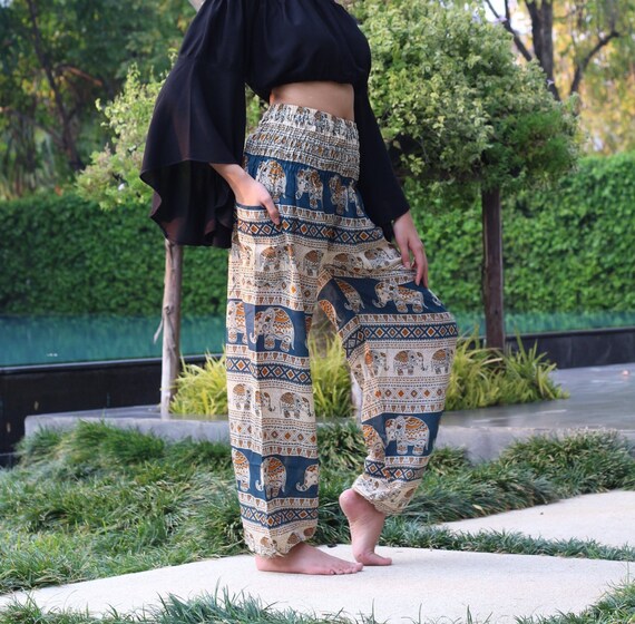 boho print pants