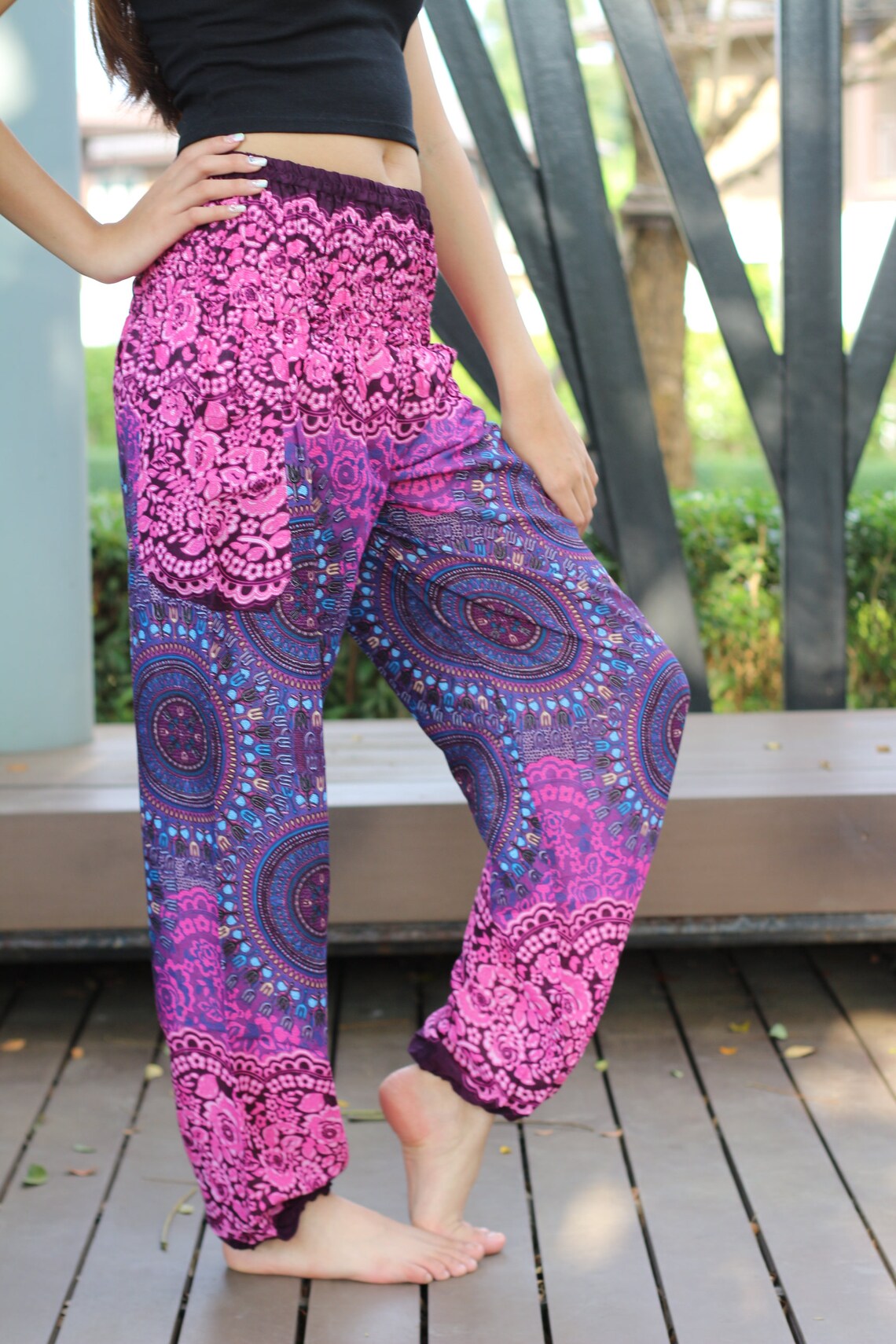 Womens Boho Pants Bohemian Pants Yoga Pants Hippie Clothes Etsy