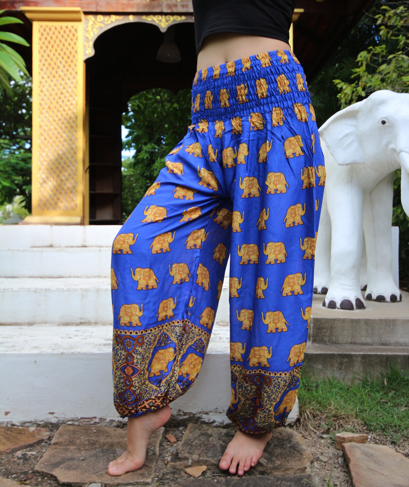 Womens Plus Size Pants Hippie Pants Boho Clothing Elephant Etsy