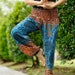 Yoga Harem Pants Bohemian Pants Yoga Clothing Flower Twotone 