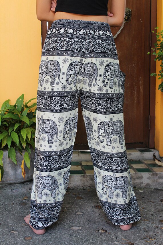 Pantalones hippies Harem pantalones yoga pantalones boho chic | Etsy México