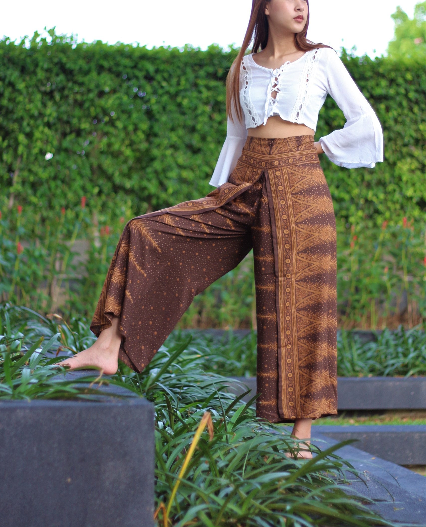 short boho pants
