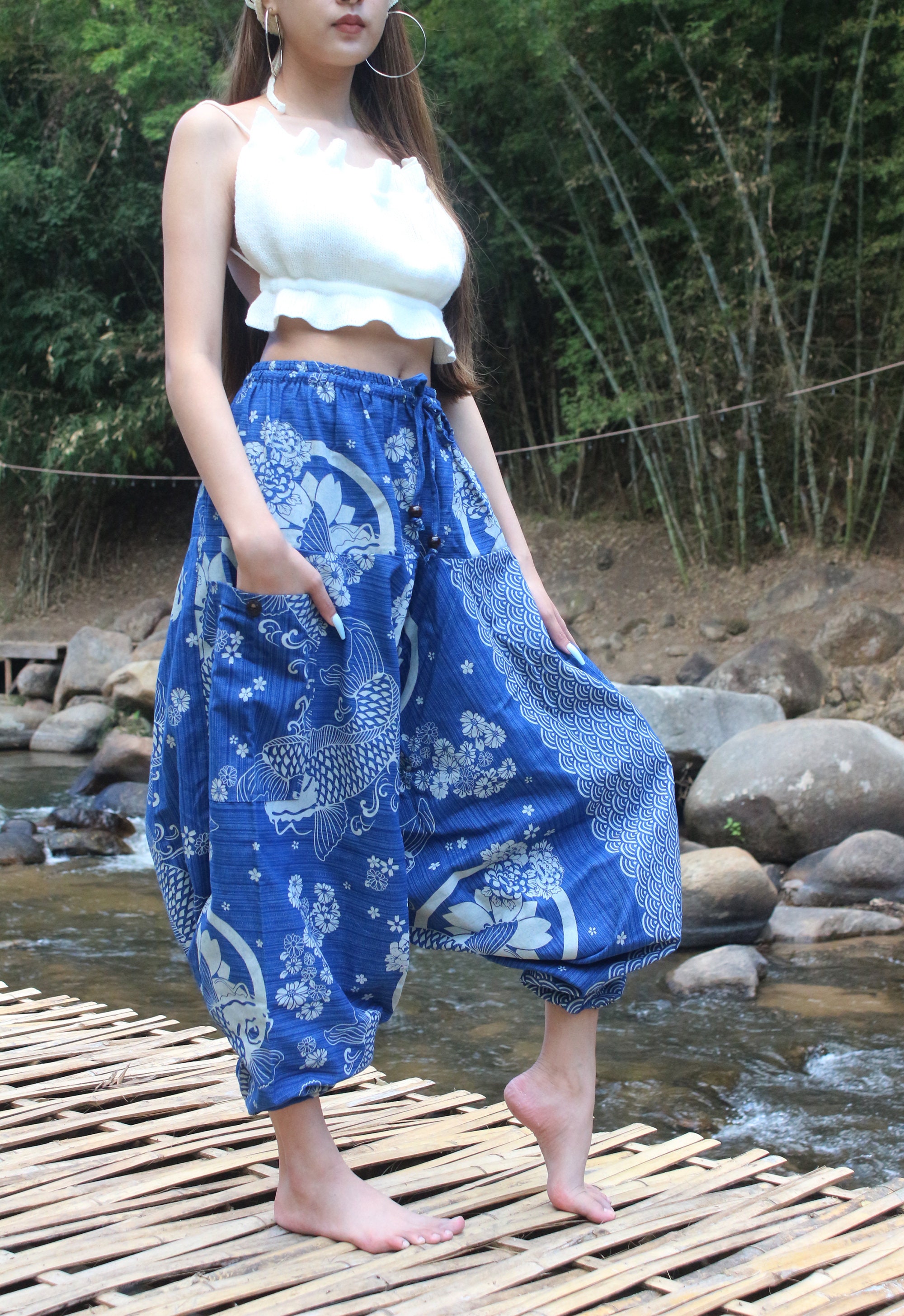 Harem Pants Women Baggy Pants Summer 