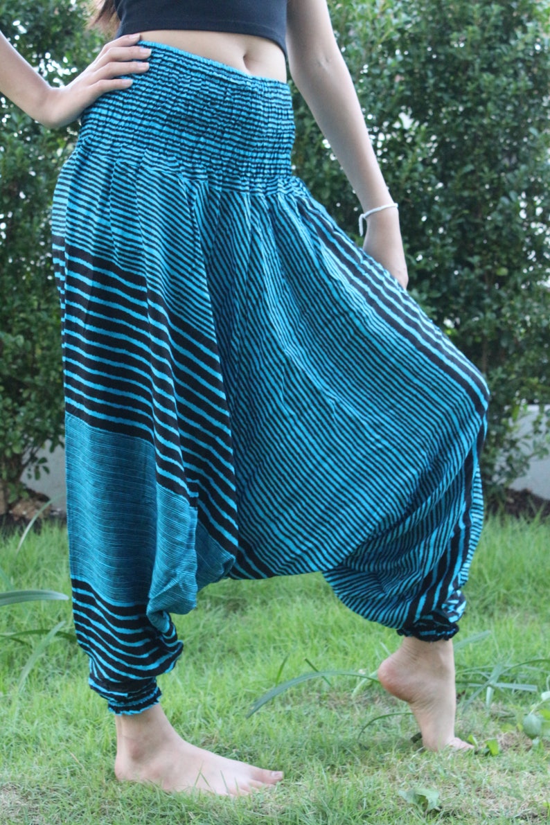 Baggy Harem Pants Hippie Pants Drop Crotch Yoga Pants Women Etsy