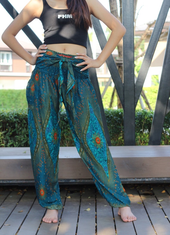 Bohemian Pants Boho Yoga Pants Yoga 