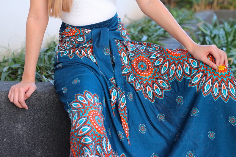 XL2XL Plus Size Bohemian Skirt Gypsy Hippie Clothing Maxi Etsy