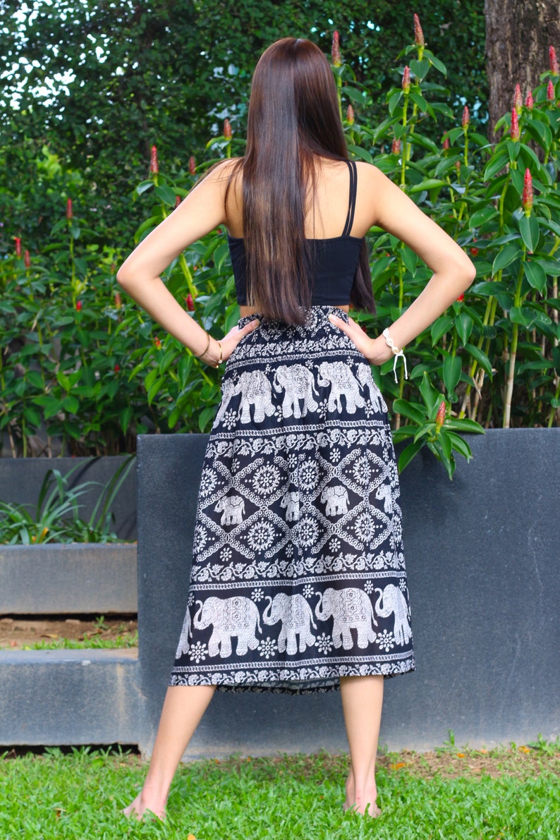 Midi Skirt Long Skirt Boho Skirt Bohemian Skirt Dresses Hippie Etsy