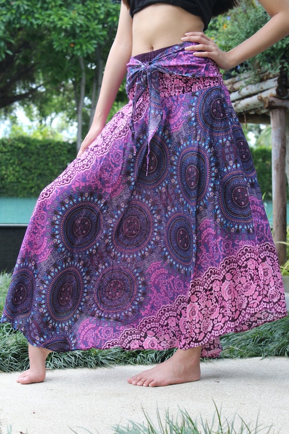 boho beach skirt