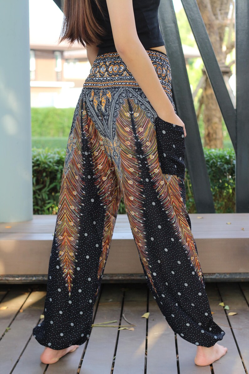 Unisex Harem Pants Hippie Pants Yoga Pants Hippie Clothes Etsy Canada