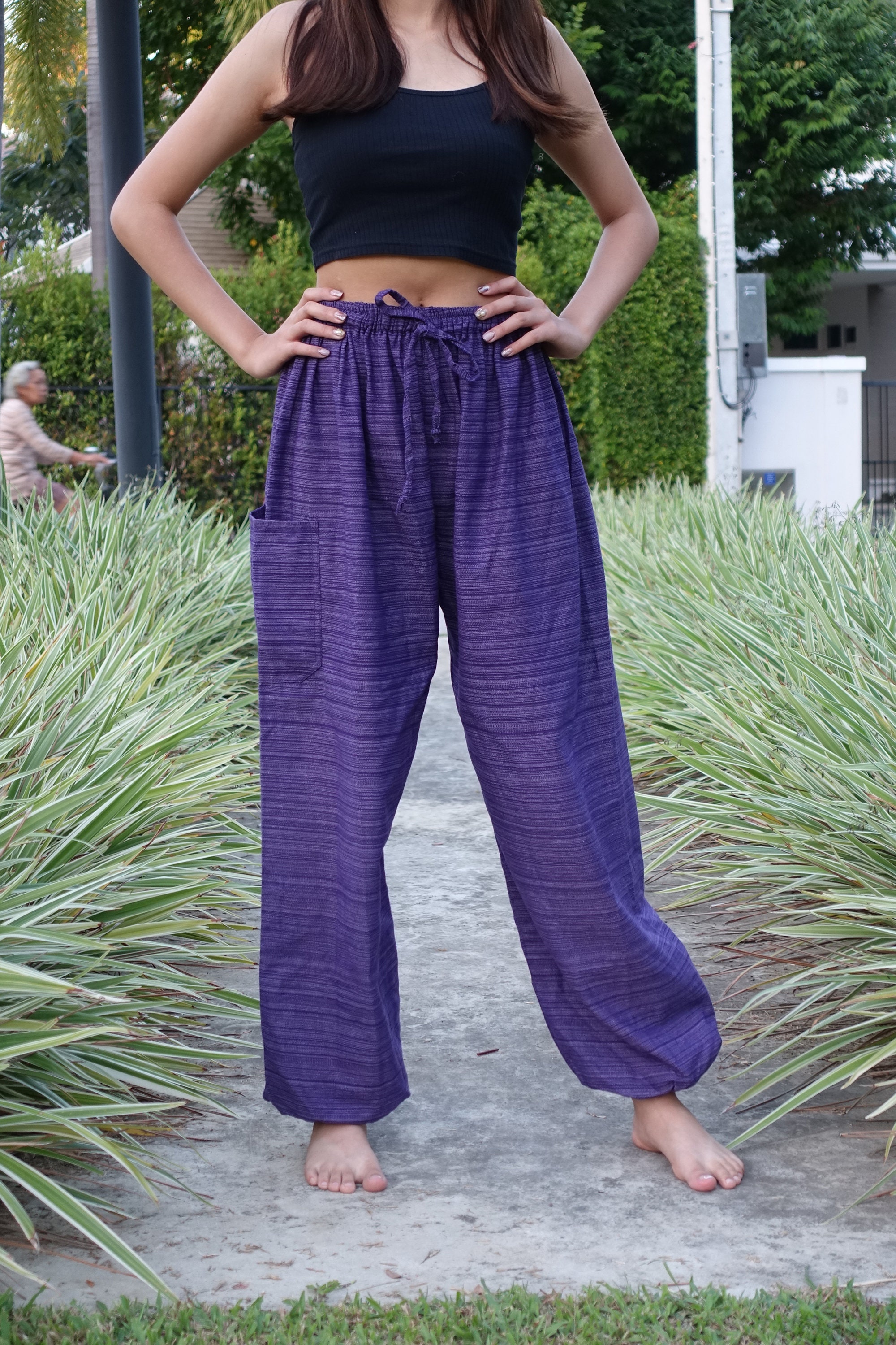 plus size harem pants