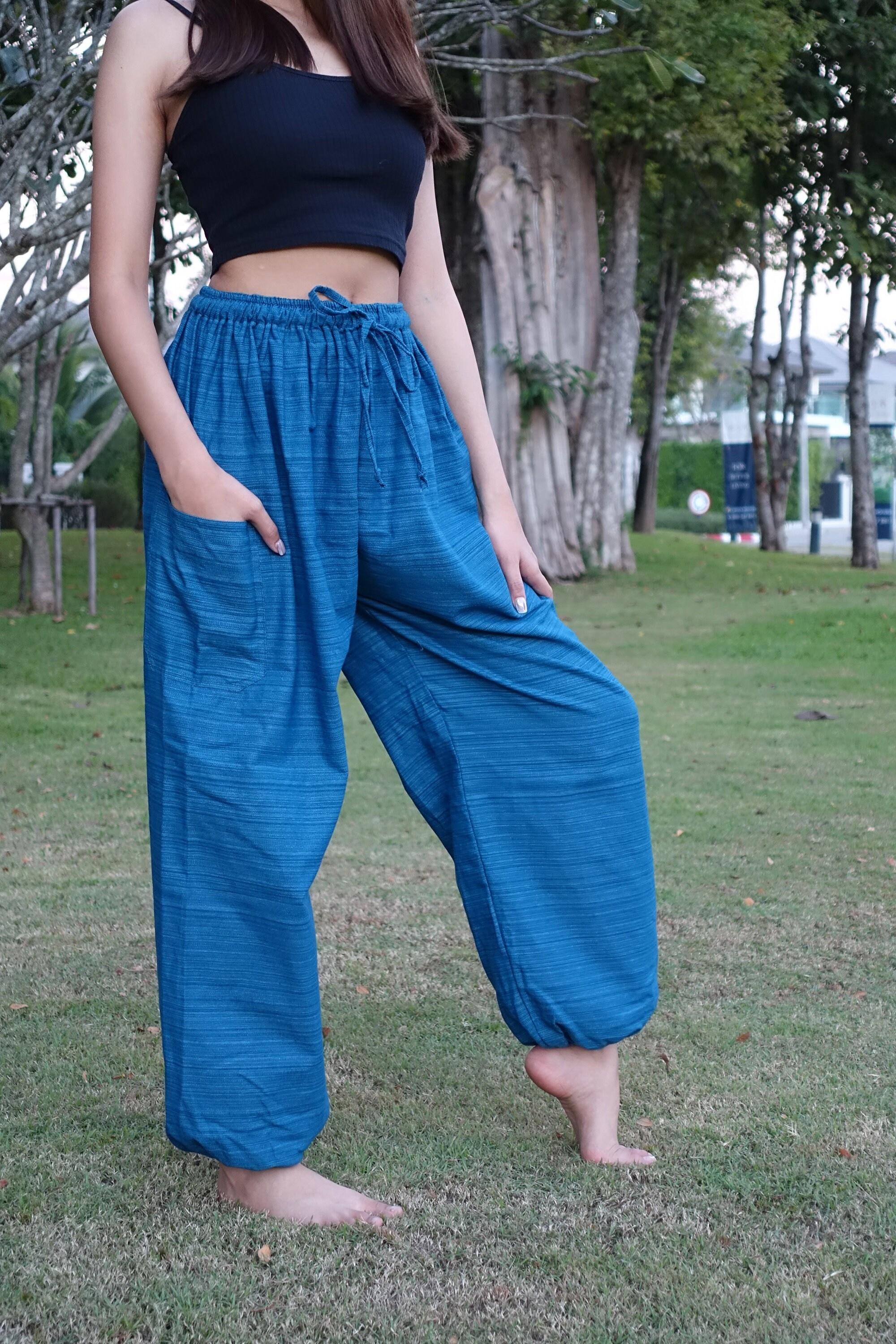 XL2XL Plus Size Baggy Pants Boho Clothing Loungewear Pajamas Etsy