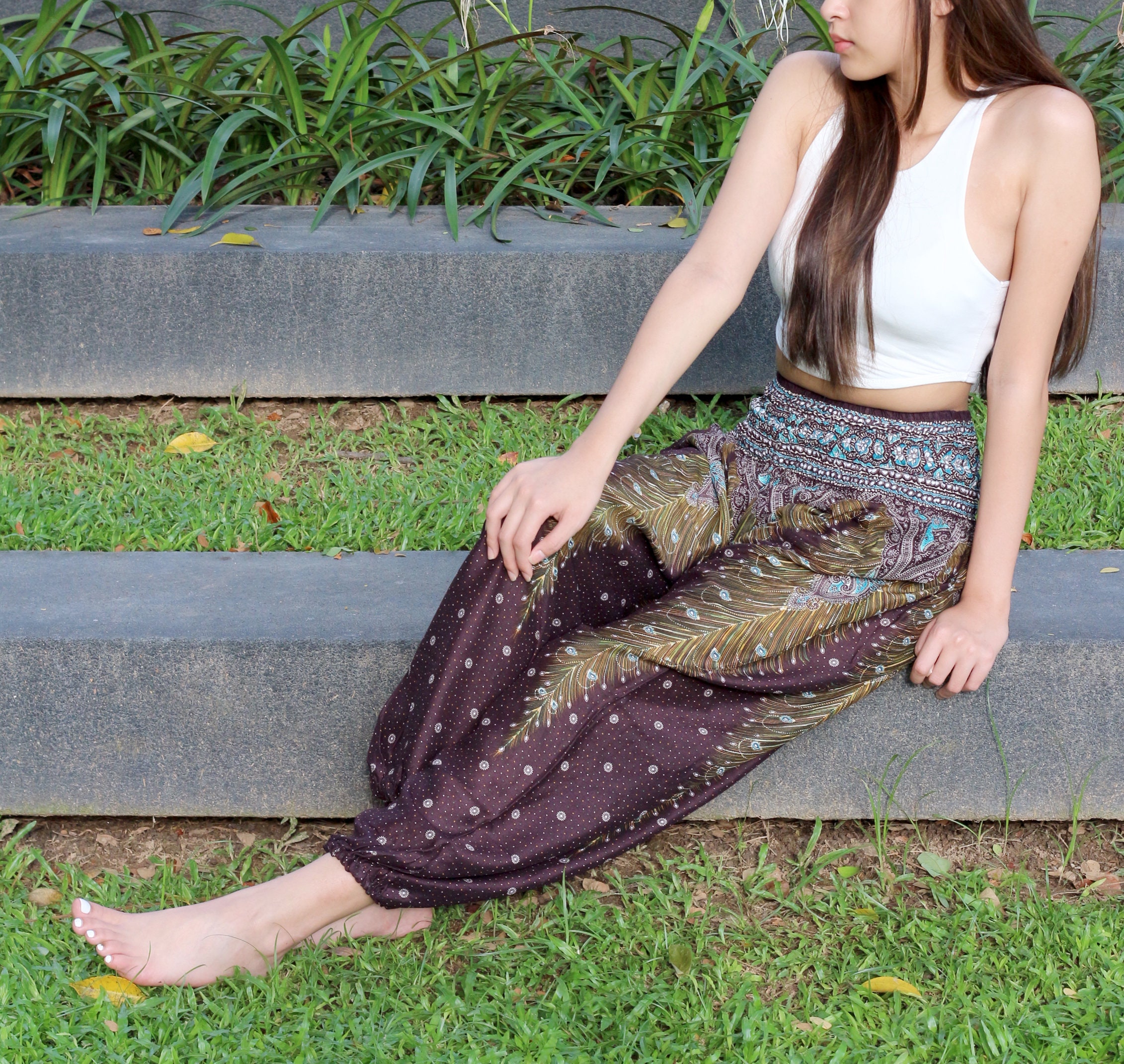 flowy hippie pants