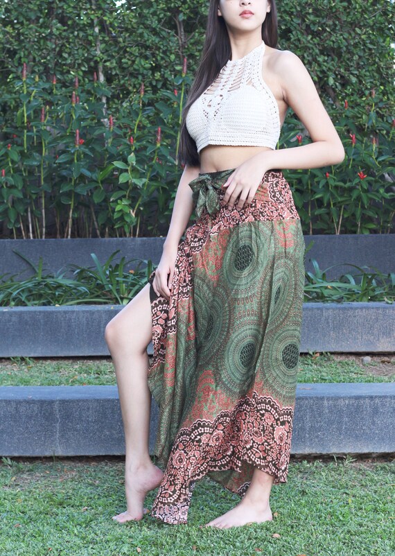 boho chic skirt