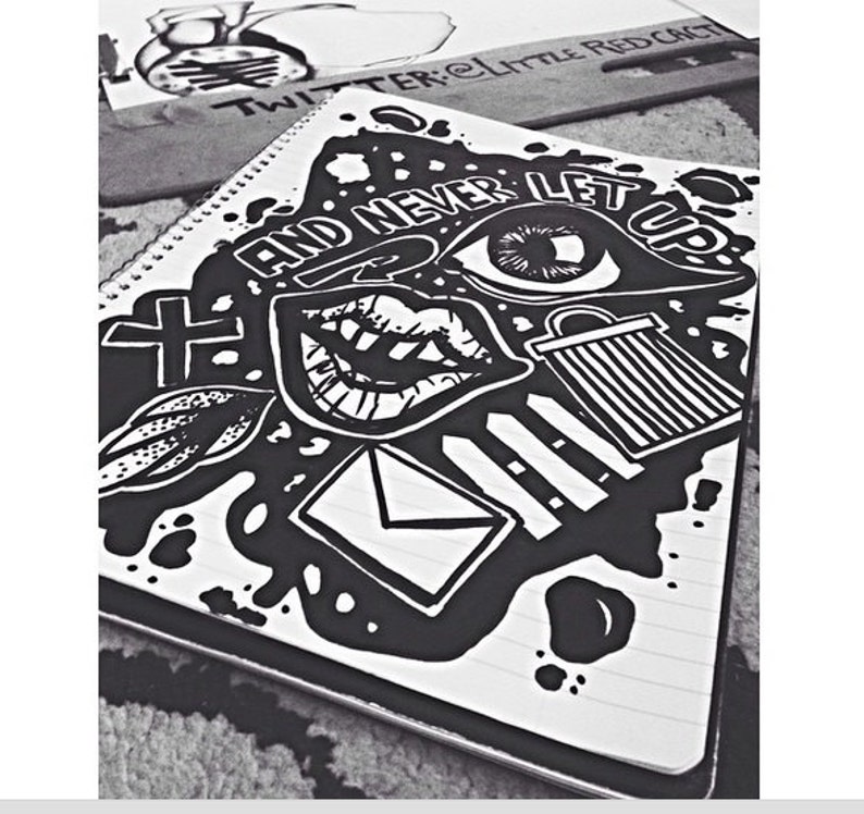 Original Sharpie Lyrics Sketch Etsy Canada