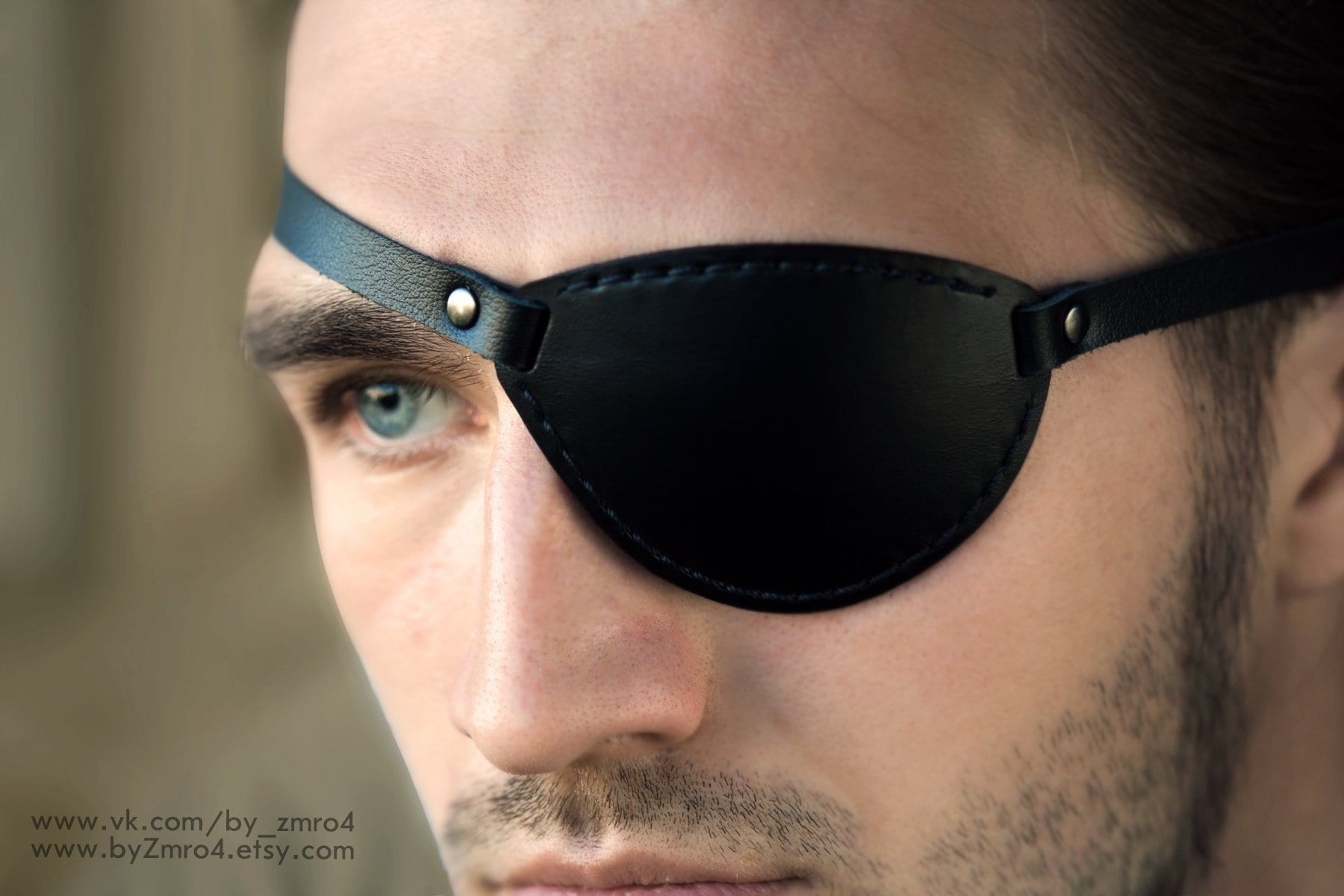 Eye Patch Leather Eye Patch Eye Care Pirate Eye Patch Etsy