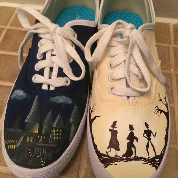 Harry Potter Painted Shoes