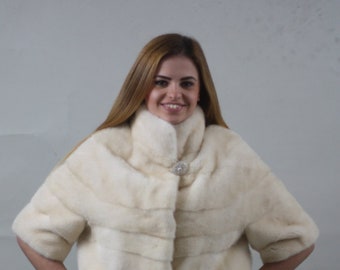 Luxury gift  | Full skin pearl mink  | fur jacket   | Wedding or anniversary present
