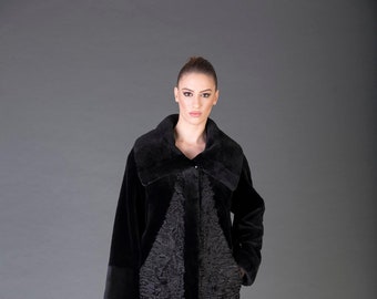 Luxury gift | Beaver  fur Coat | Fur jacket full skin |  Wedding or anniversary present