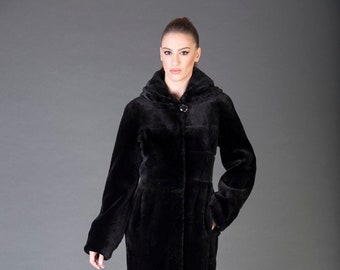 Luxury gift | Beaver  fur Coat | Fur jacket full skin |  Wedding or anniversary present