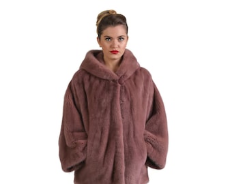 Luxury gift | Mink fur Coat | Fur jacket full skin | Gift For her
